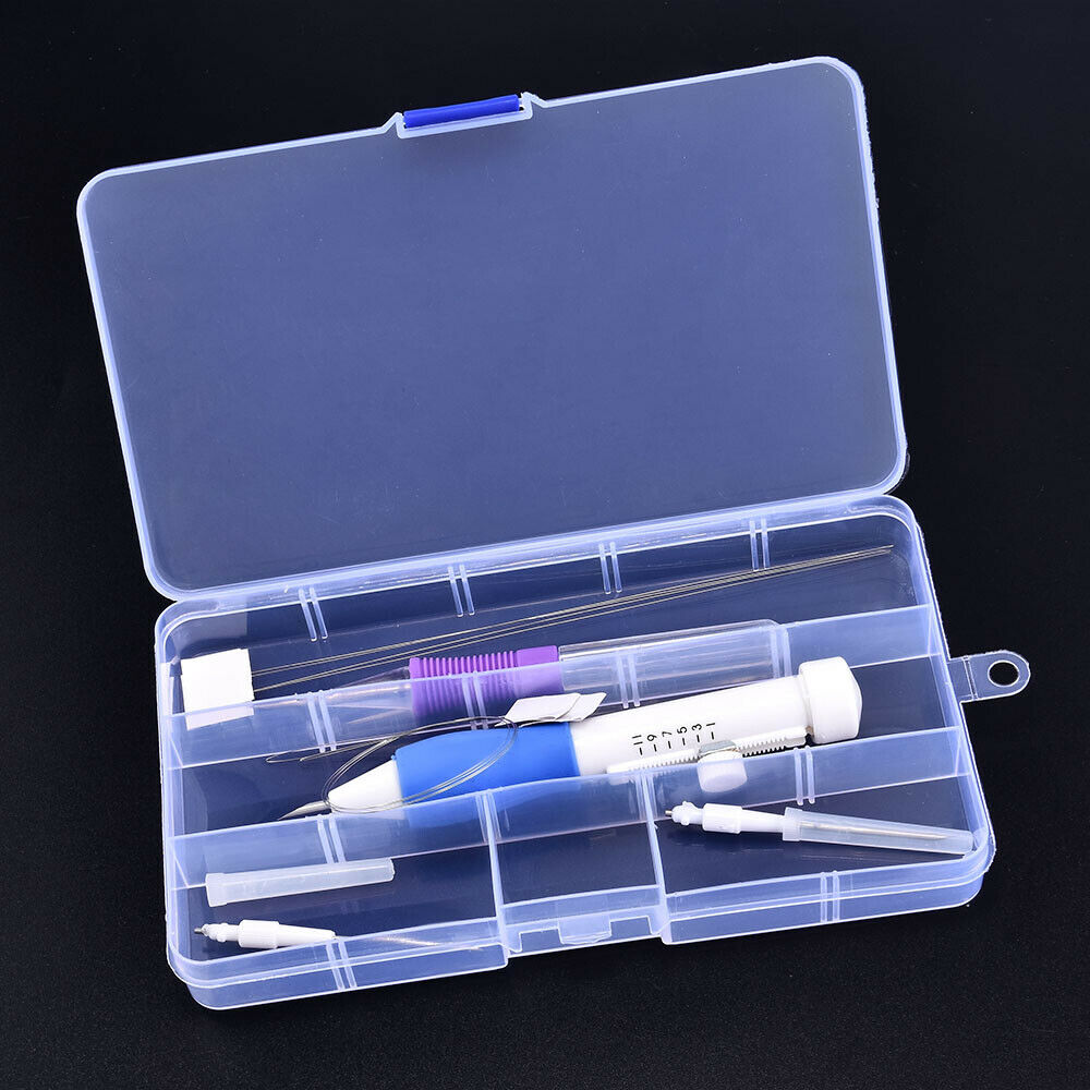 DIY Magic Embroidery Pen Set Punch Needle Stitching Knitting Sewing Tools US~~