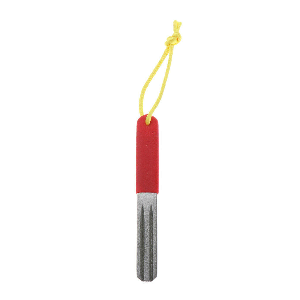 Mini Fishing Hook Sharpener Hook File with Handle Sharpening Guides 10cm
