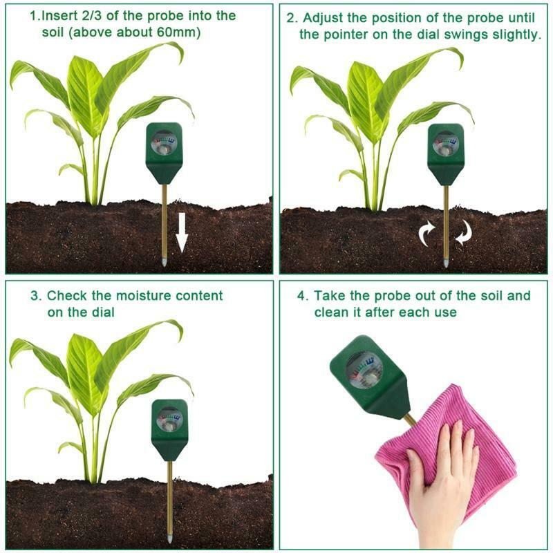Soil Moisture Meter Suitable for Lawn Care Gardens Potted Plants