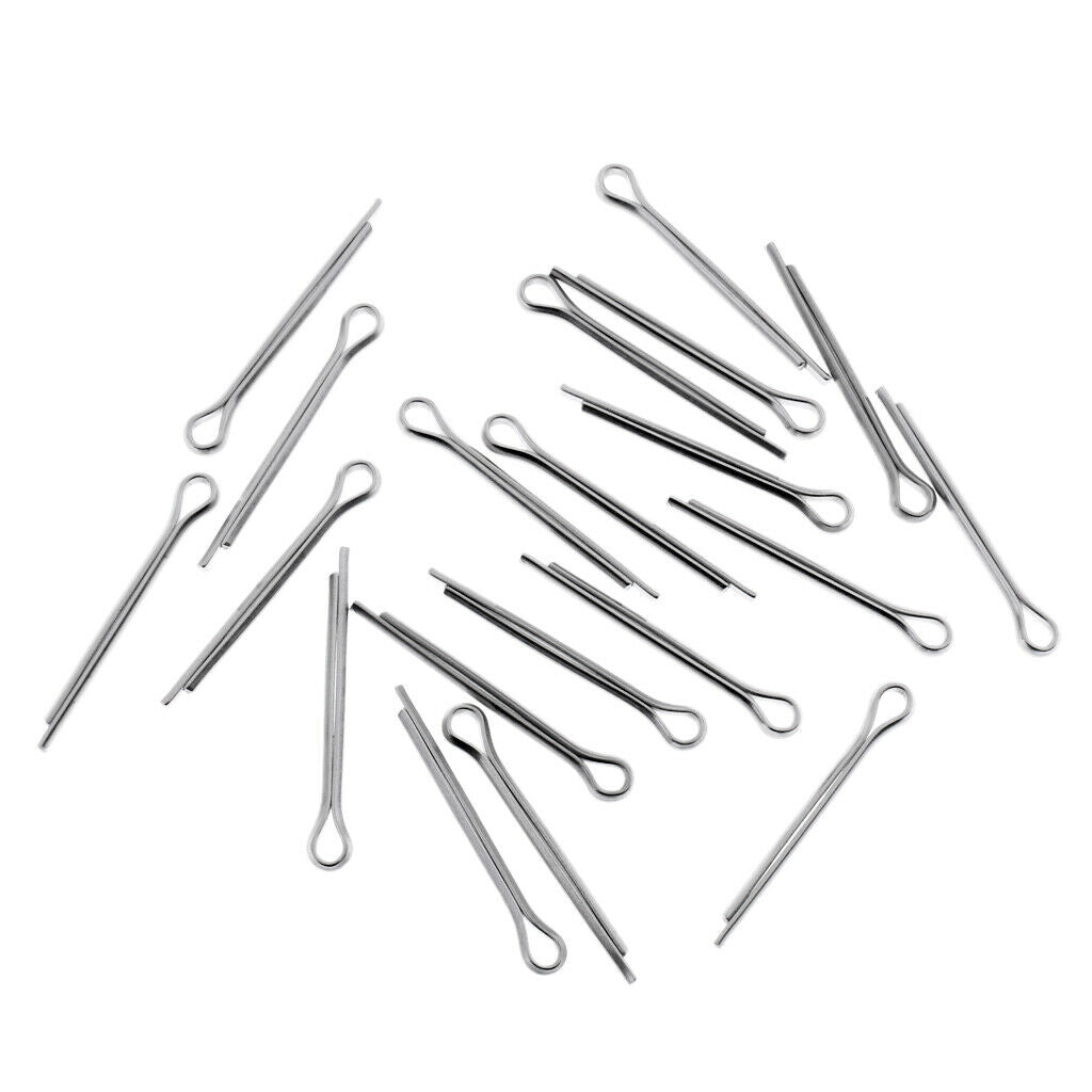 20Pcs Bike Cotter Pin Stainless Steel Split Pins for Brake Disc Pad Caliper