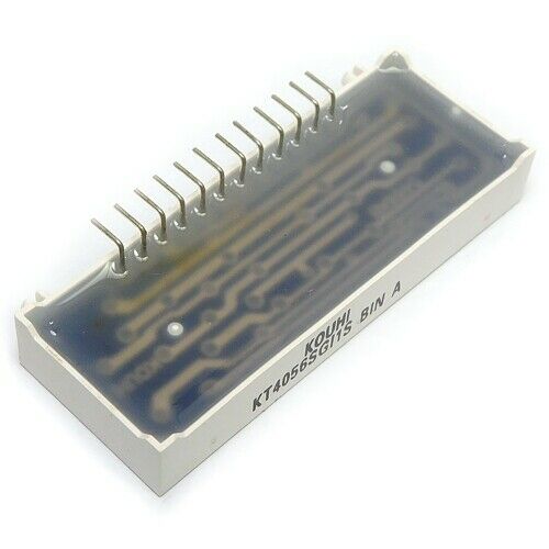[10pcs] KT4056SGI LED 4X7 Charact Yellow 7-SEGMENT SIL12