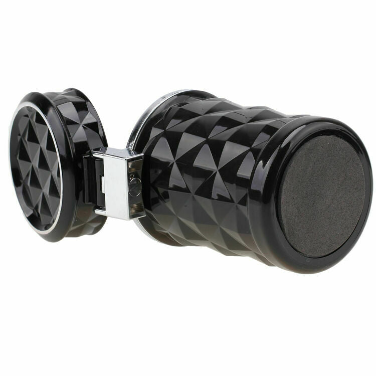 Car Truck LED Cigarette Smoke Ashtray Ash Tray Cylinder Holder Cup Lid