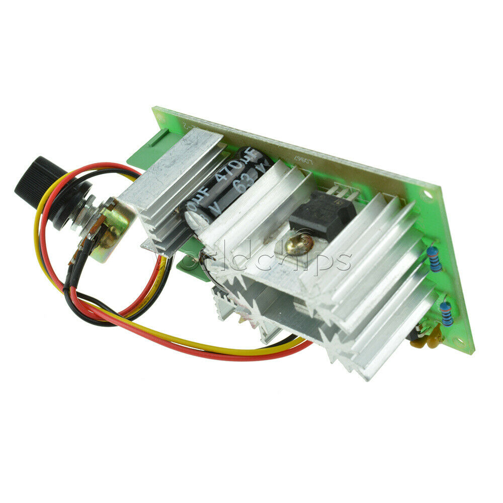 Universal DC10-60V 20A PWM HHO RC Motor Speed Regulator Controller Switch 25KHz