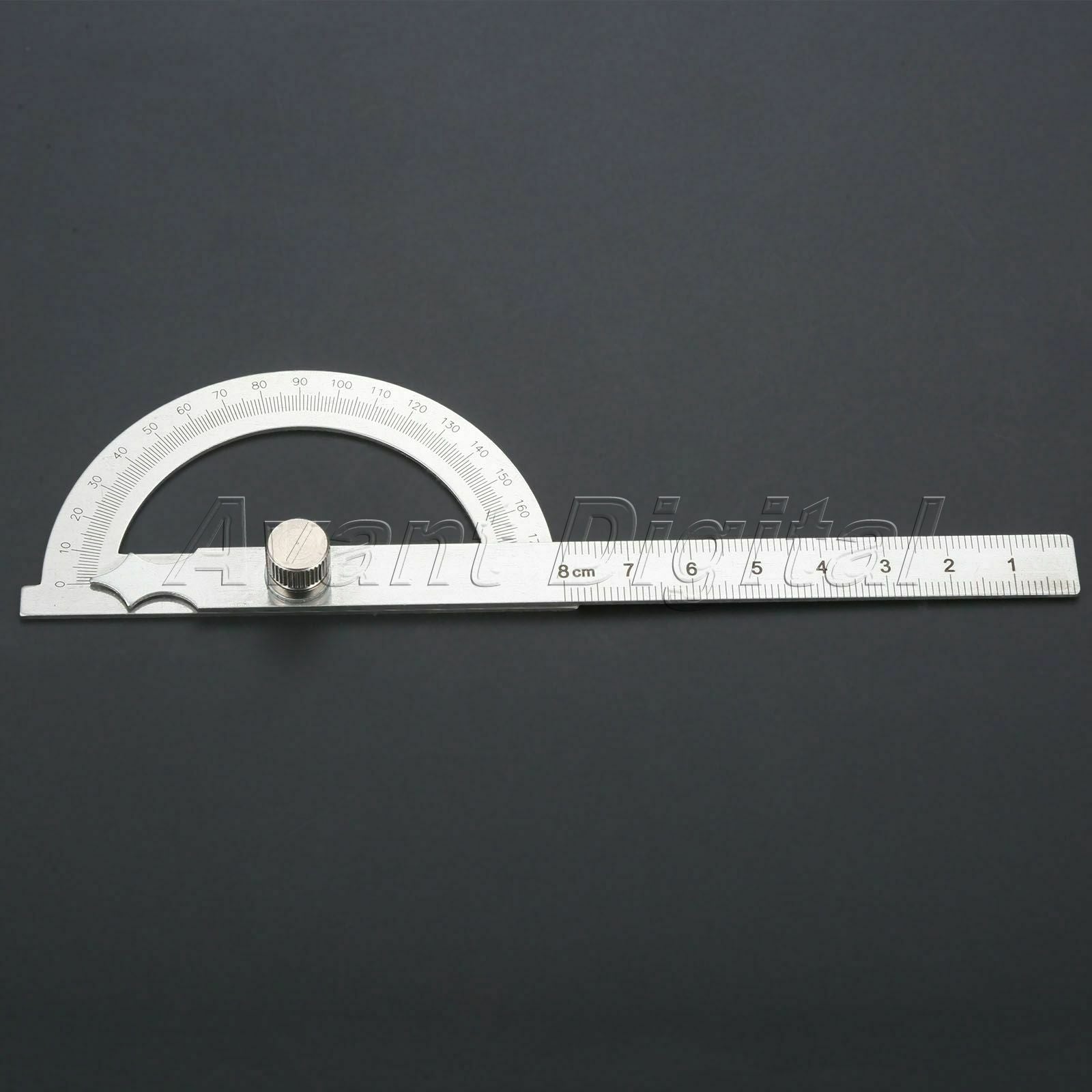 Stainless Steel Protractor Ruler 180 Degrees Angle Finder Measure Tool 80 *120mm