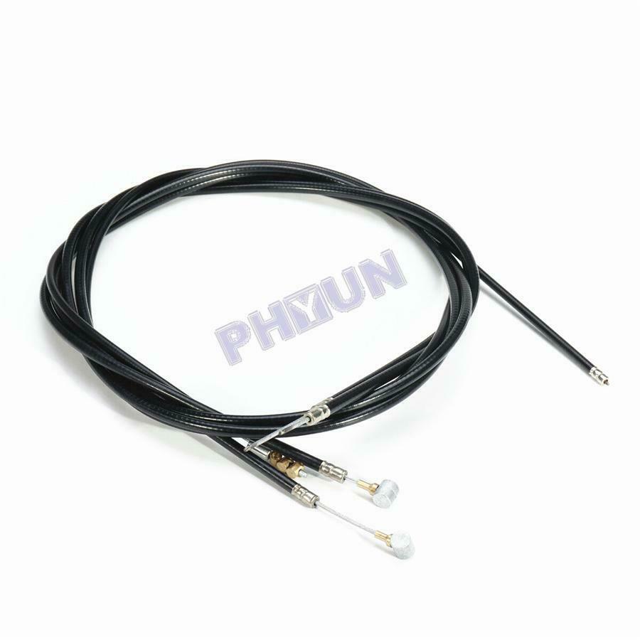 Universal Motorcycle Clutch Cable Brake Cable Throttle Cable Kit Durable 3Pcs