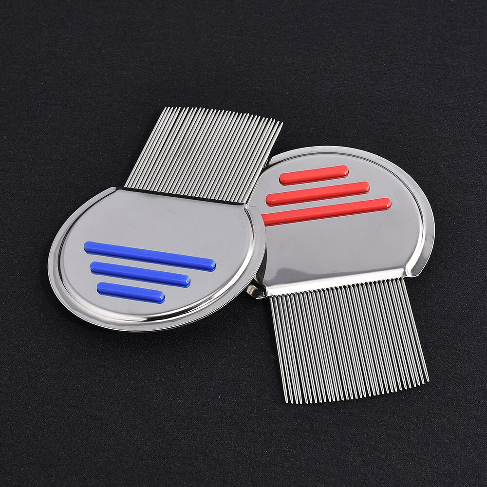 Stainless Steel Hair Lice Comb BrushesTerminator Fine Nit Free Egg Dust Removal
