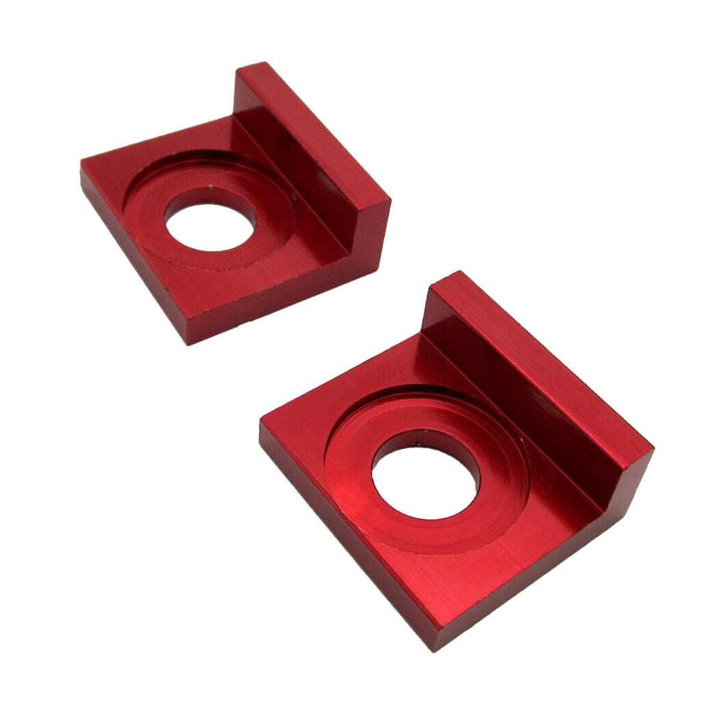 15mm Chain Adjuster Tensioner Block for Dirt Bike Motorcycle Blue & Red
