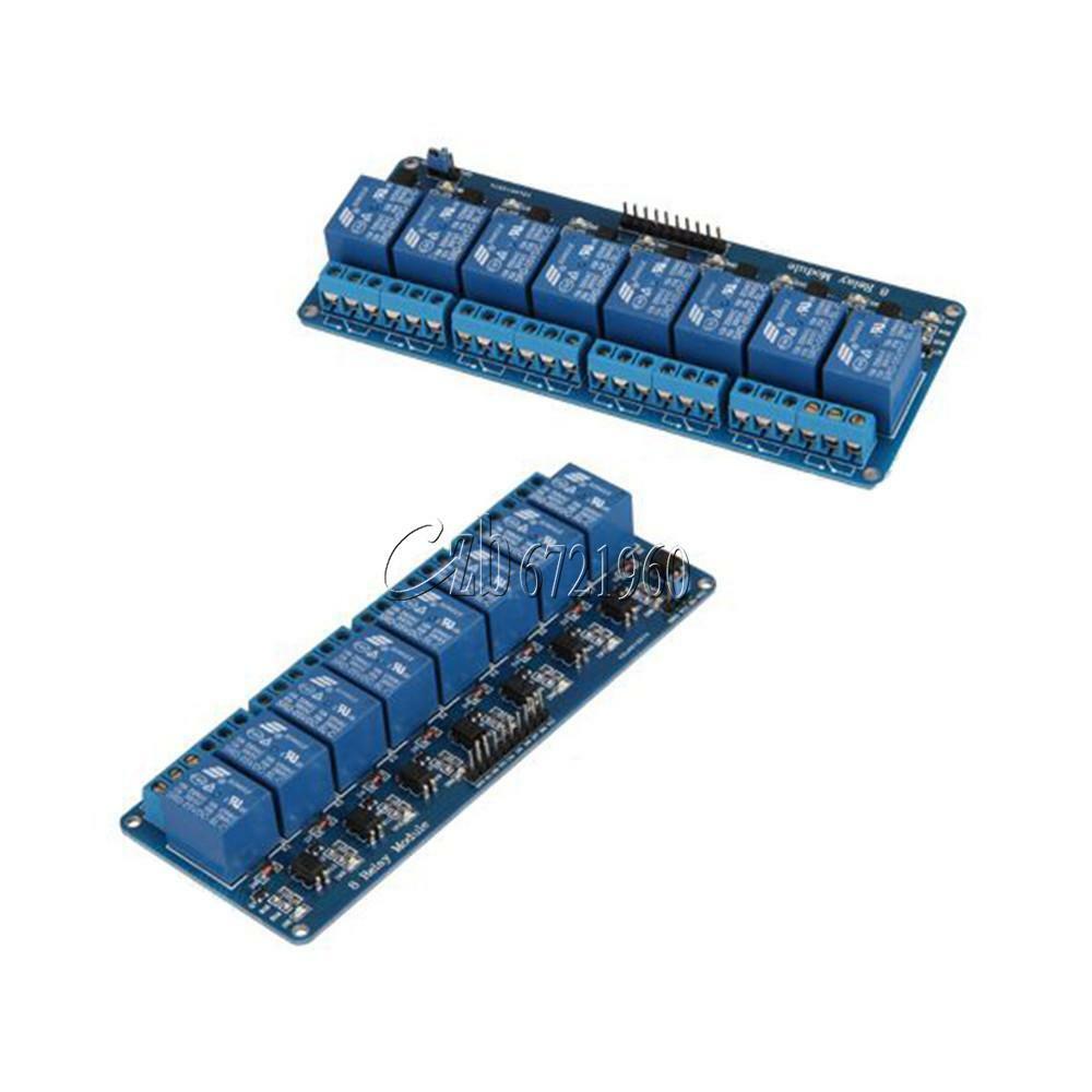 8-Channel 5V Relay Shield Module Board Optocoupler module Arduino ARM PIC AVR