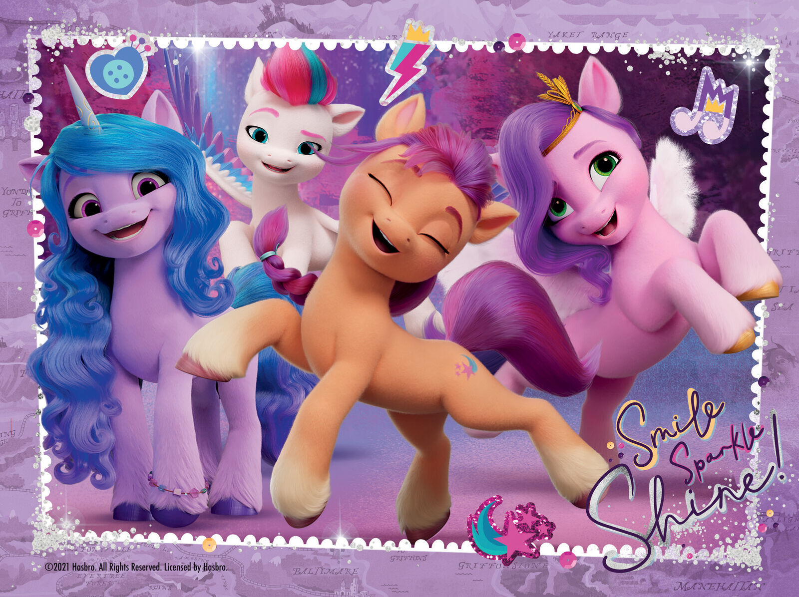 3121 Ravensburger My Little Pony The Movie 2 - Jigsaw Puzzle 4 in a Box Age 3yr+