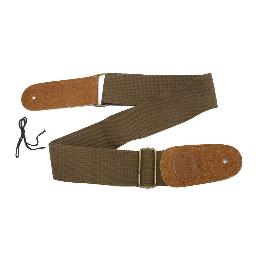 Quick Release Strap Lock Electric Guitars 2 Chrome & Adjustable Strap Canvas