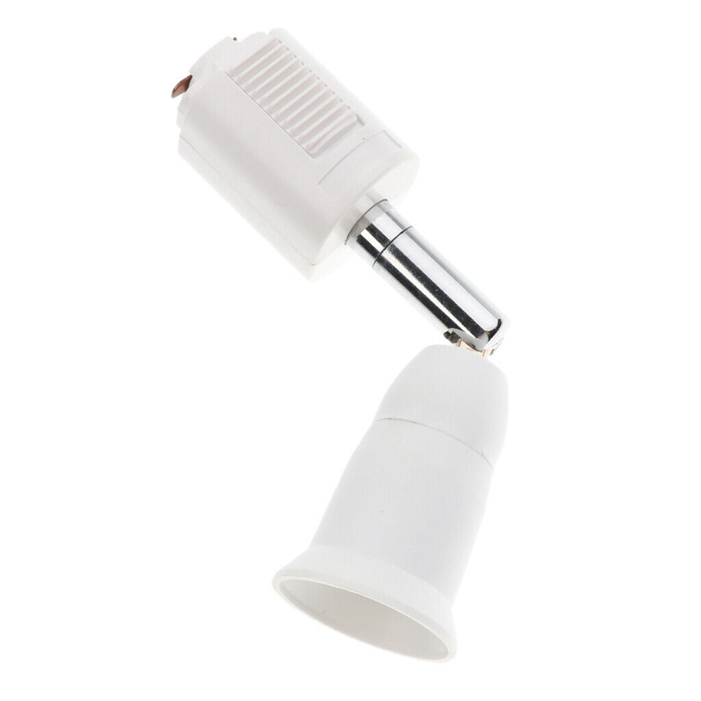 Adjustable Plastic Track Light With Screw Holder E27 Standard