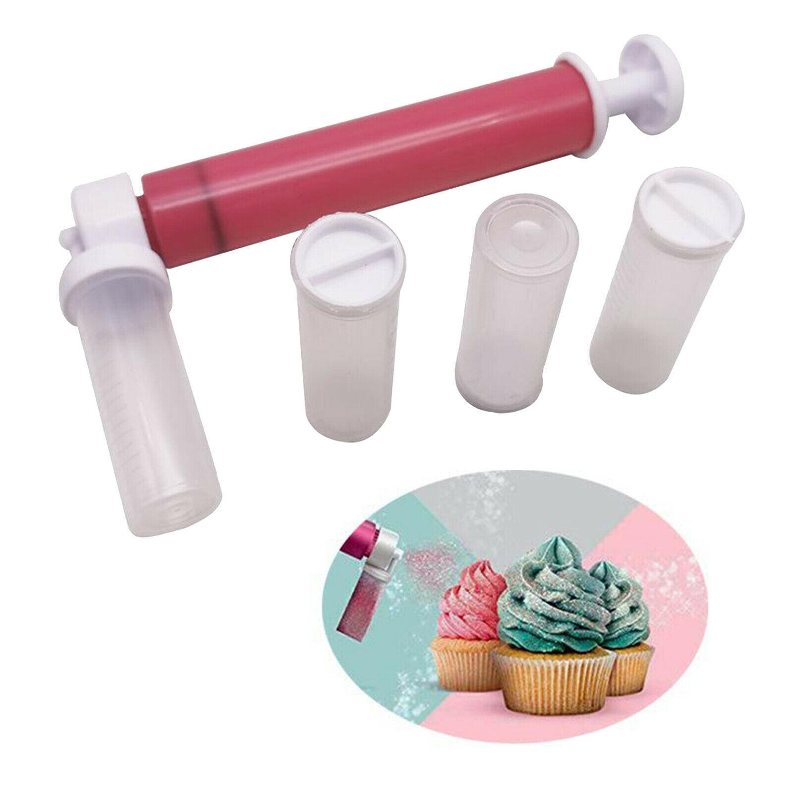 Manual Cake Spray Gun Cake Desserts Airbrush Coloring Pump Sprayer for Beginners