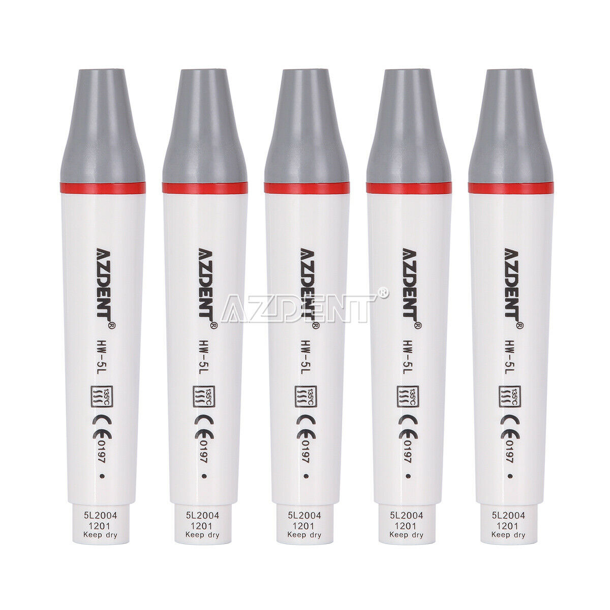 5X LED HW-5L Ultrasonic Piezo Scaler Handpiece fit Woodpecker EMS  Scaling Tips
