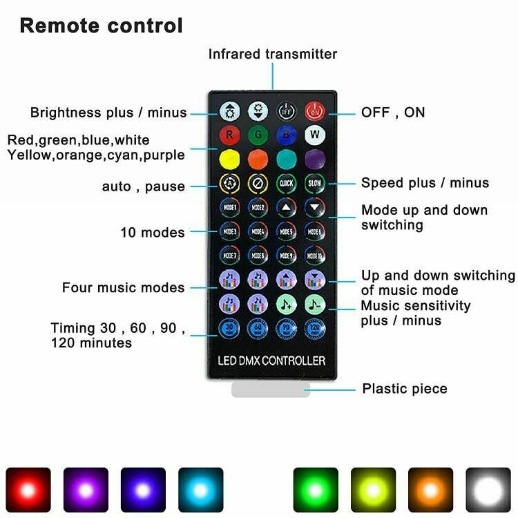 USB Remote Control RGB Light Bar LED Lighting Strip For PS5 Console Cooling Fan