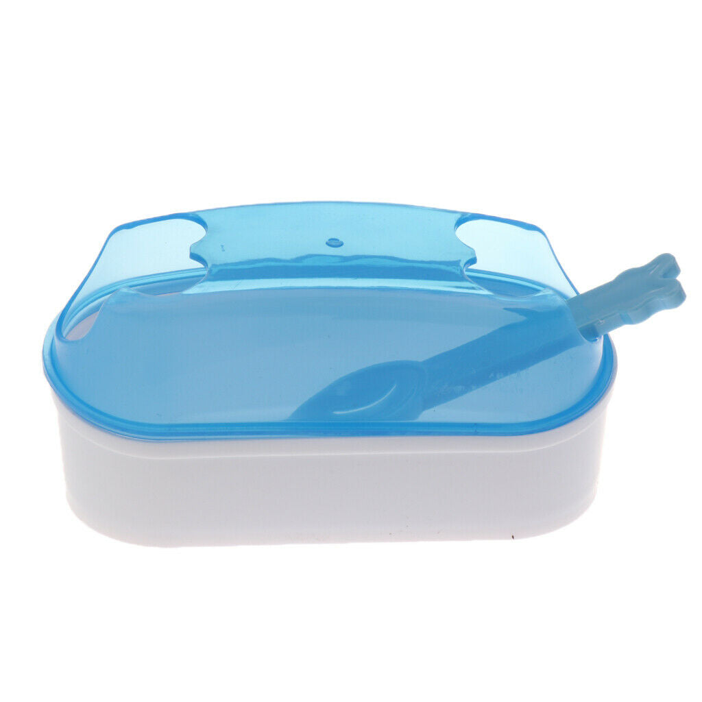 Plastic Detachable Pet Gerbil Hamster House Cage Bathroom Playing Habitat L