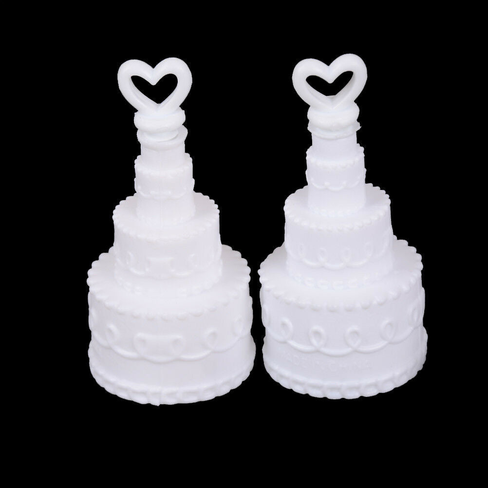 5Pcs Cake Empty Bubbles Soap Bottles Romantic Wedding Birthday Party Deco.l8