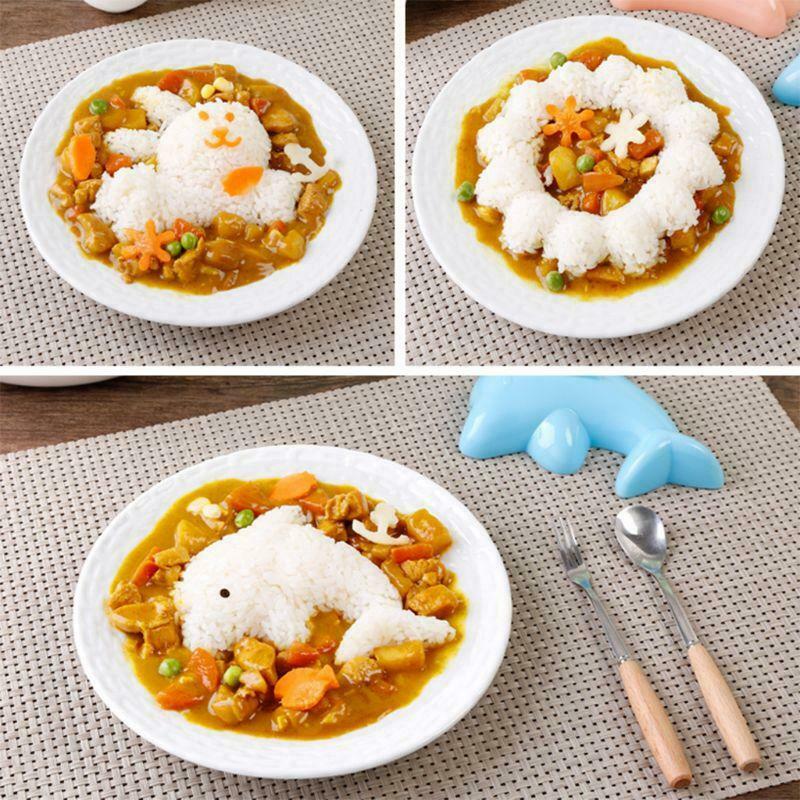DIY Lovely Cartoon Animal Rice Ball Mold Bento Sandwich Food Maker Mould Home