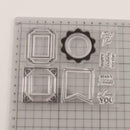 Cover Page Silicone Clear Stamp Cling Seal DIY Scrapbook Embossing Album Decor