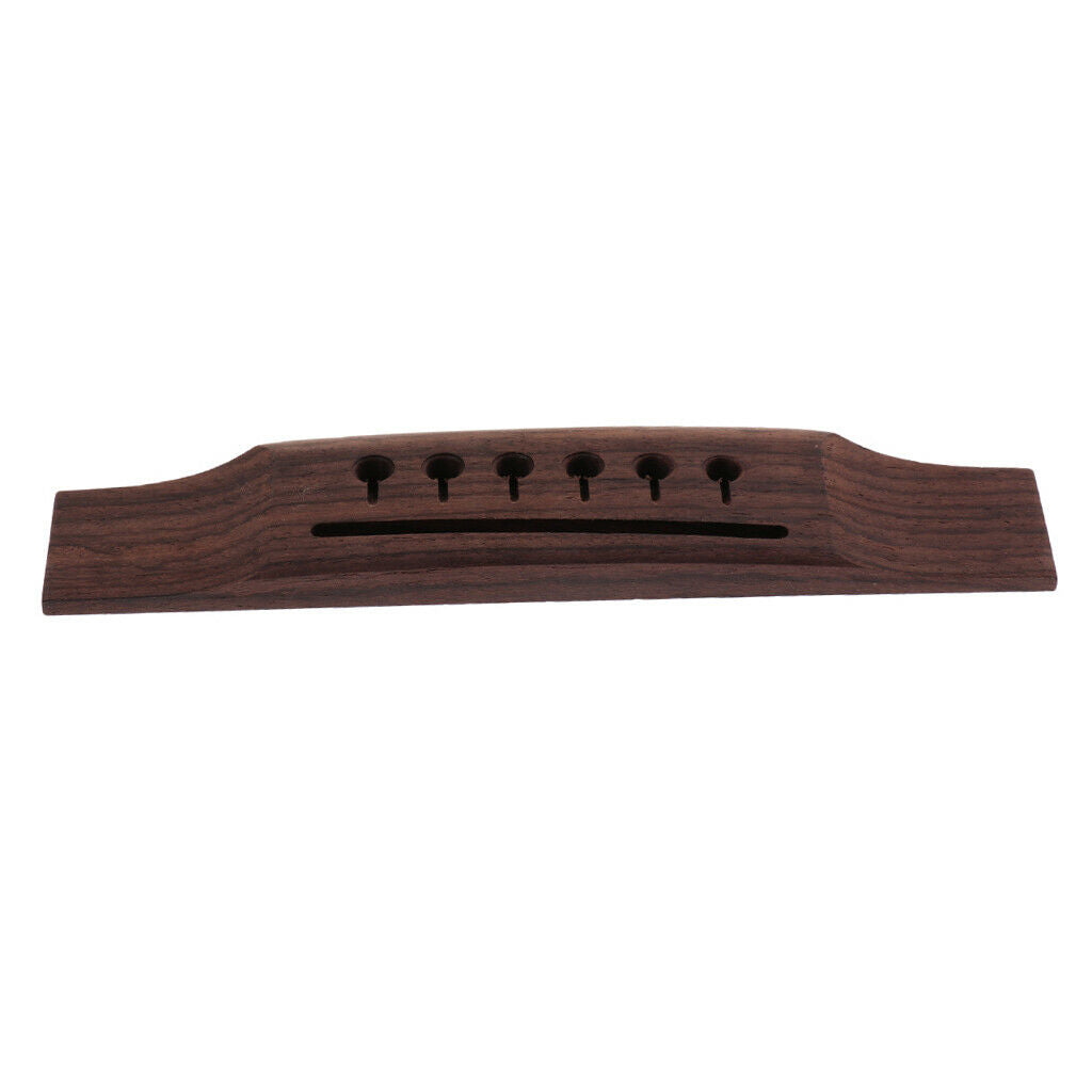Exquisite Backhand 6 String Acoustic Guitar Bridge Brown 153 x 37 x 9mm