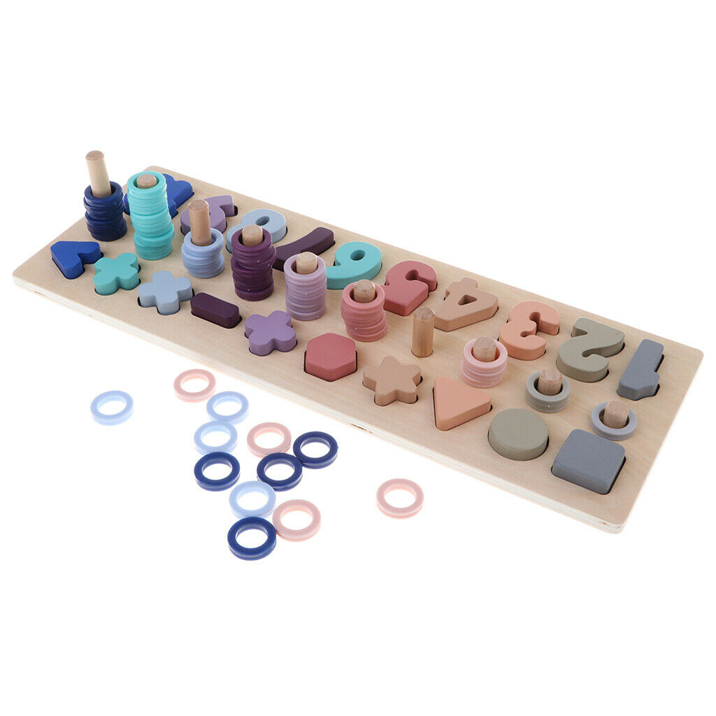 Geometric Wooden Toys Intellectual Development For Children