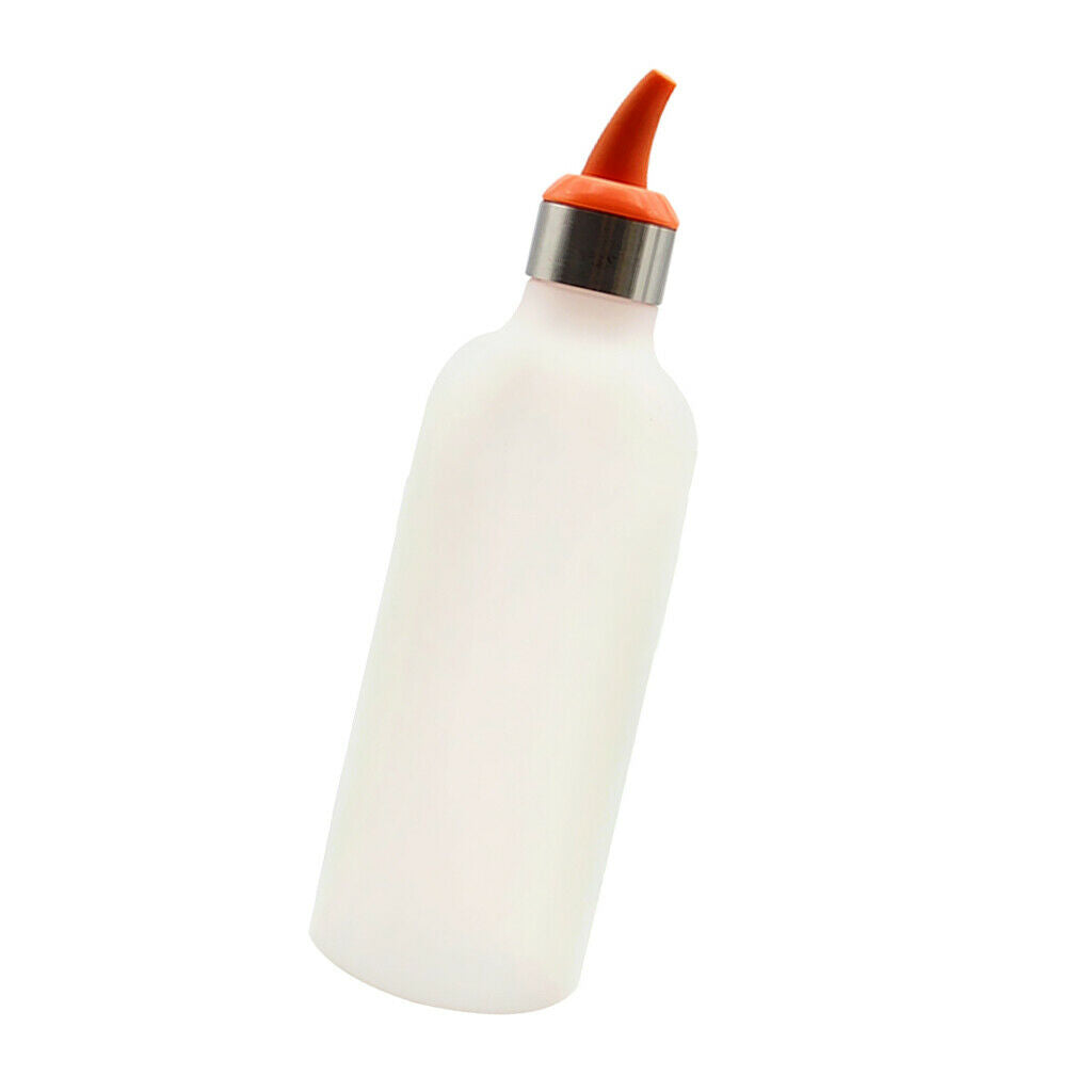 2 Pieces Squeeze Bottle Ketchup Mustard Sauce Vinegar Honey Dispenser 450ml