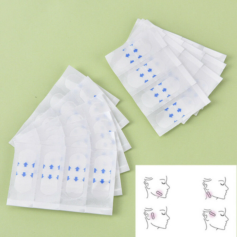 40pcs Face Lift V Shape Face Label Lift Up Maker Chin Adhesive Tape Tool Gift