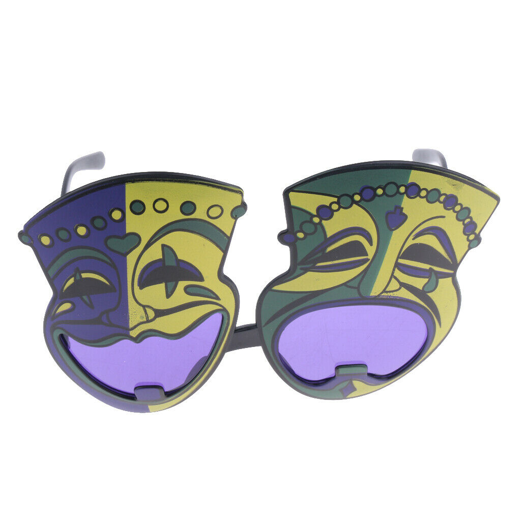 Grimace Eyeglasses Masquerade Party Eyewear Glasses Halloween Costume Supply