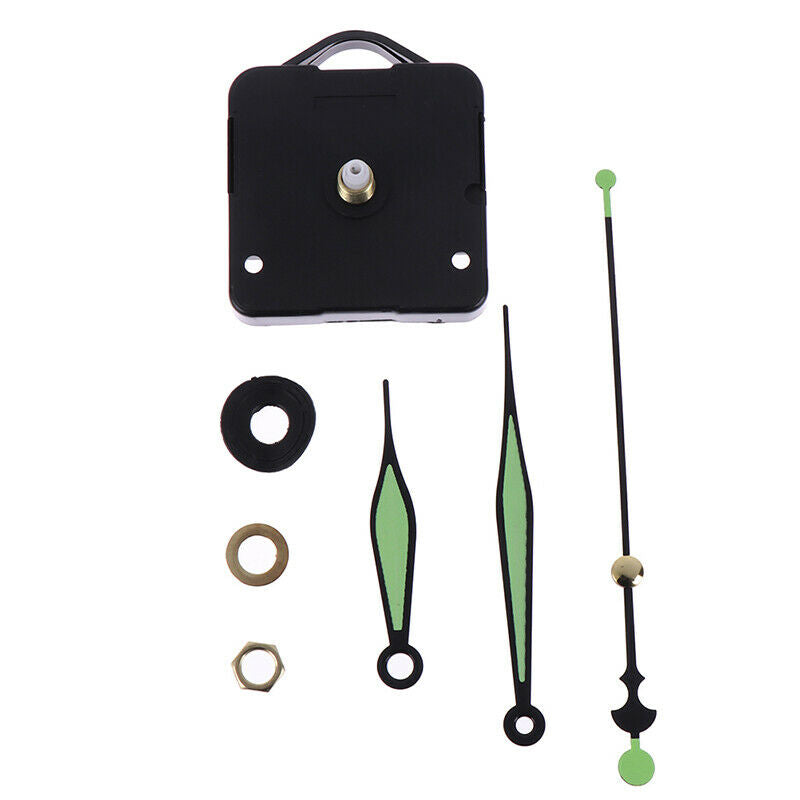 Green Luminous Quartz Wall Clock Spindle Movement Mechanism Part DIY Repa.l8