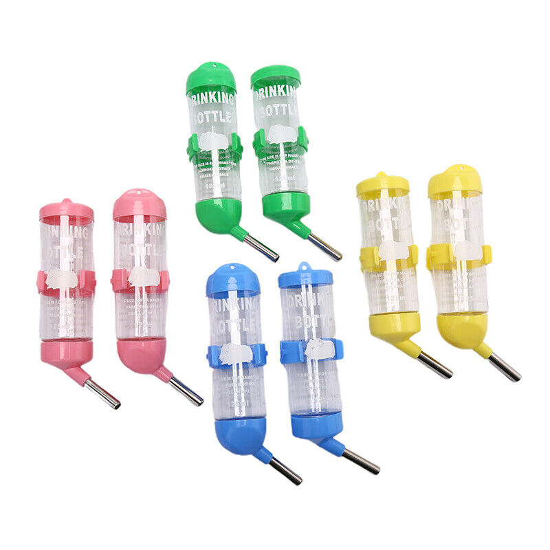 125ml Plastic Hamster Drinker Water Bottle Dispenser Hanging Pet Drinking.l8