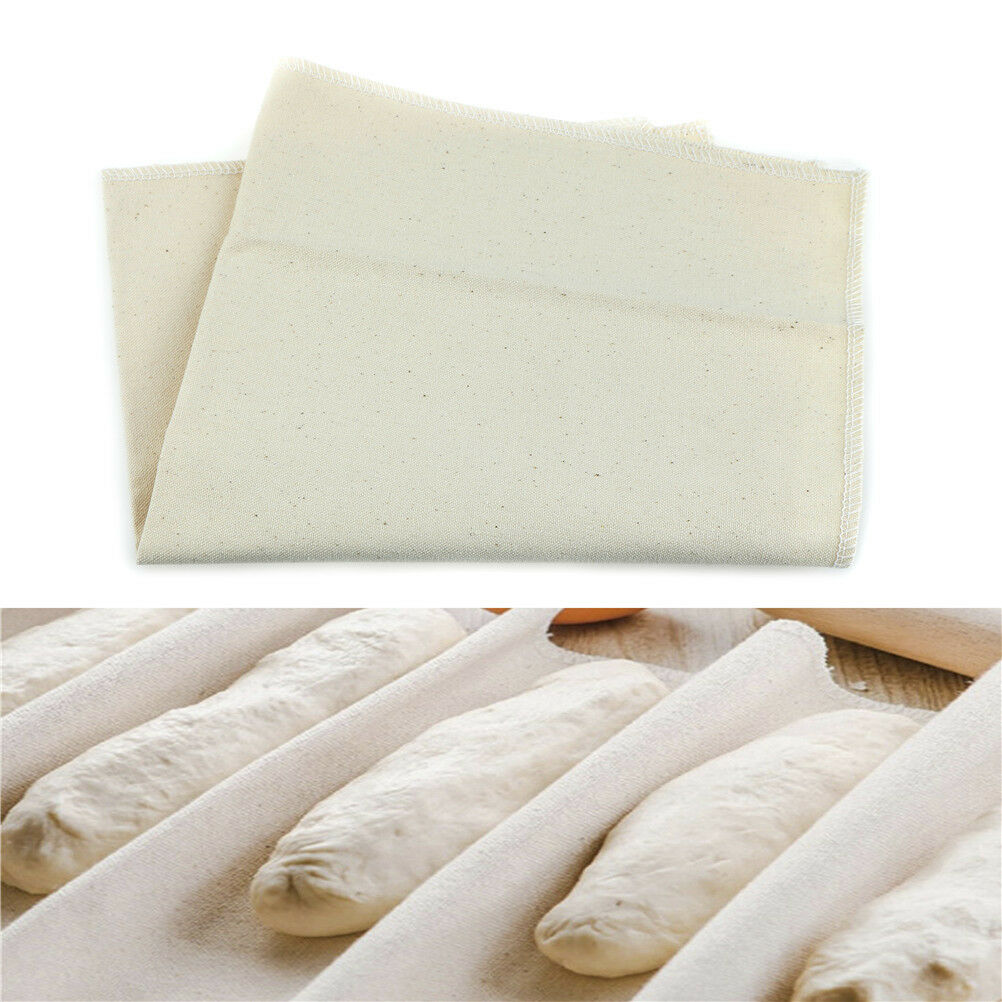 Linen Flax Fermented Cloth Dough Bakers Pans Proving Bread Baking Tool .l8