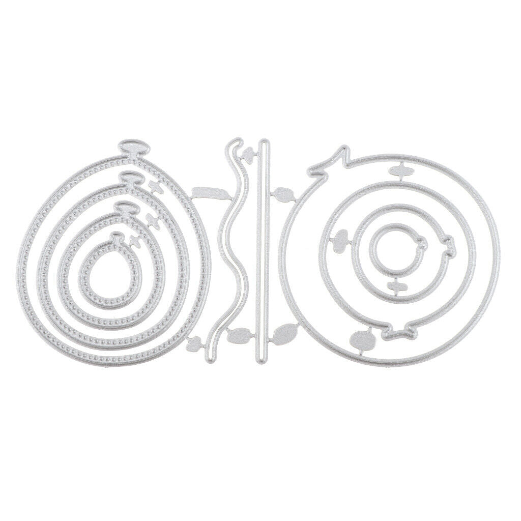 Die Cutting Template Scrapbooking Stencils With Balloon Shape, Cards, Photo