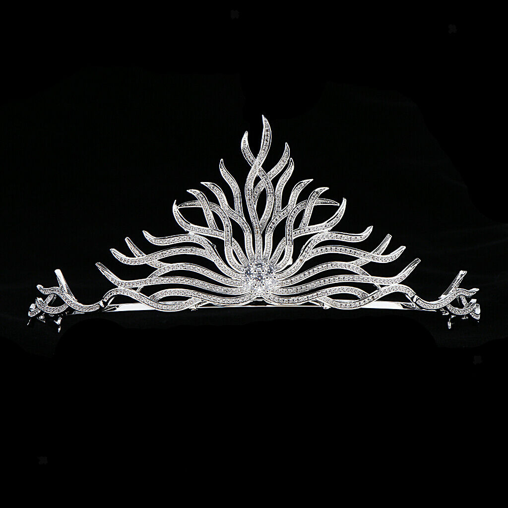Women Girl Wedding Party Crown Tiaras Prom Pageant Rhinestone Headwear