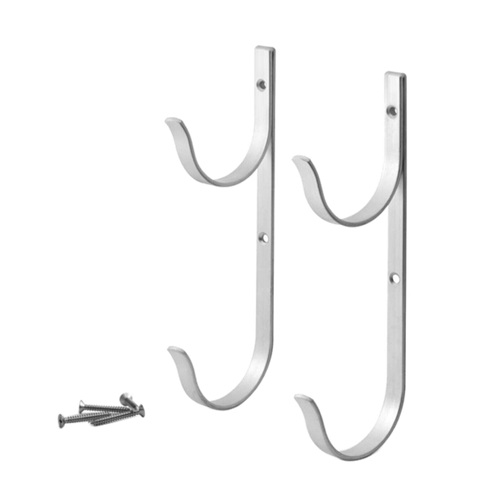 2pcs Pool Pole Hanger Pole Hook Rakes Brushes Vacuum Hose Pool Accessories