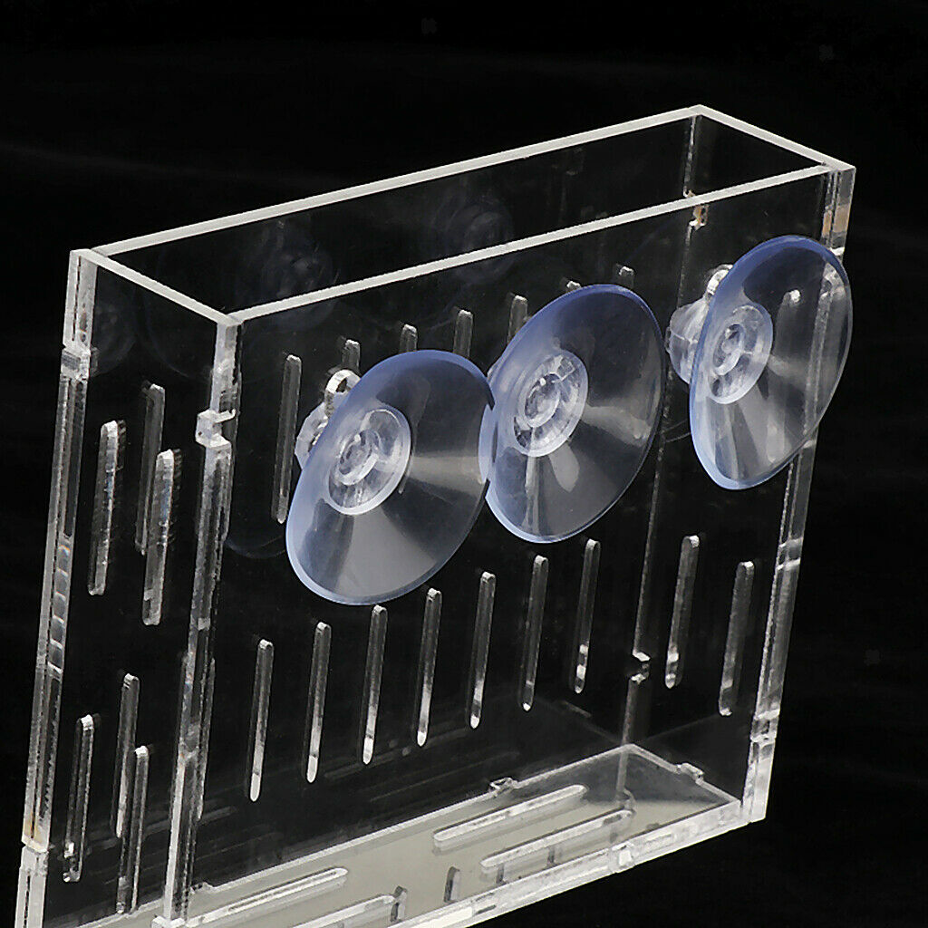 Acrylic Wall Suction Vase Transparent Plant Holder Vase Aquascaping Accs