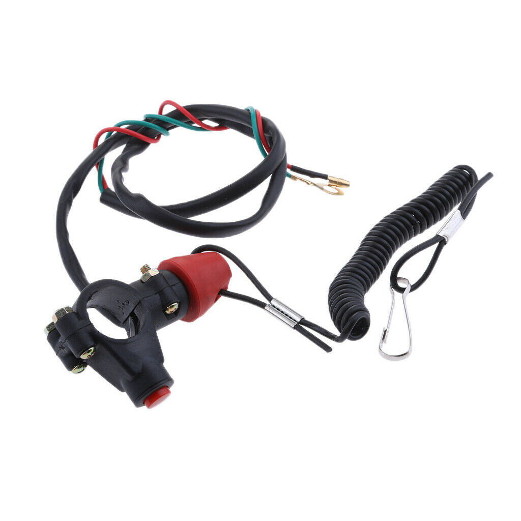 2pcs Motorcycle Boat Tether - Lanyard Emergency Kill