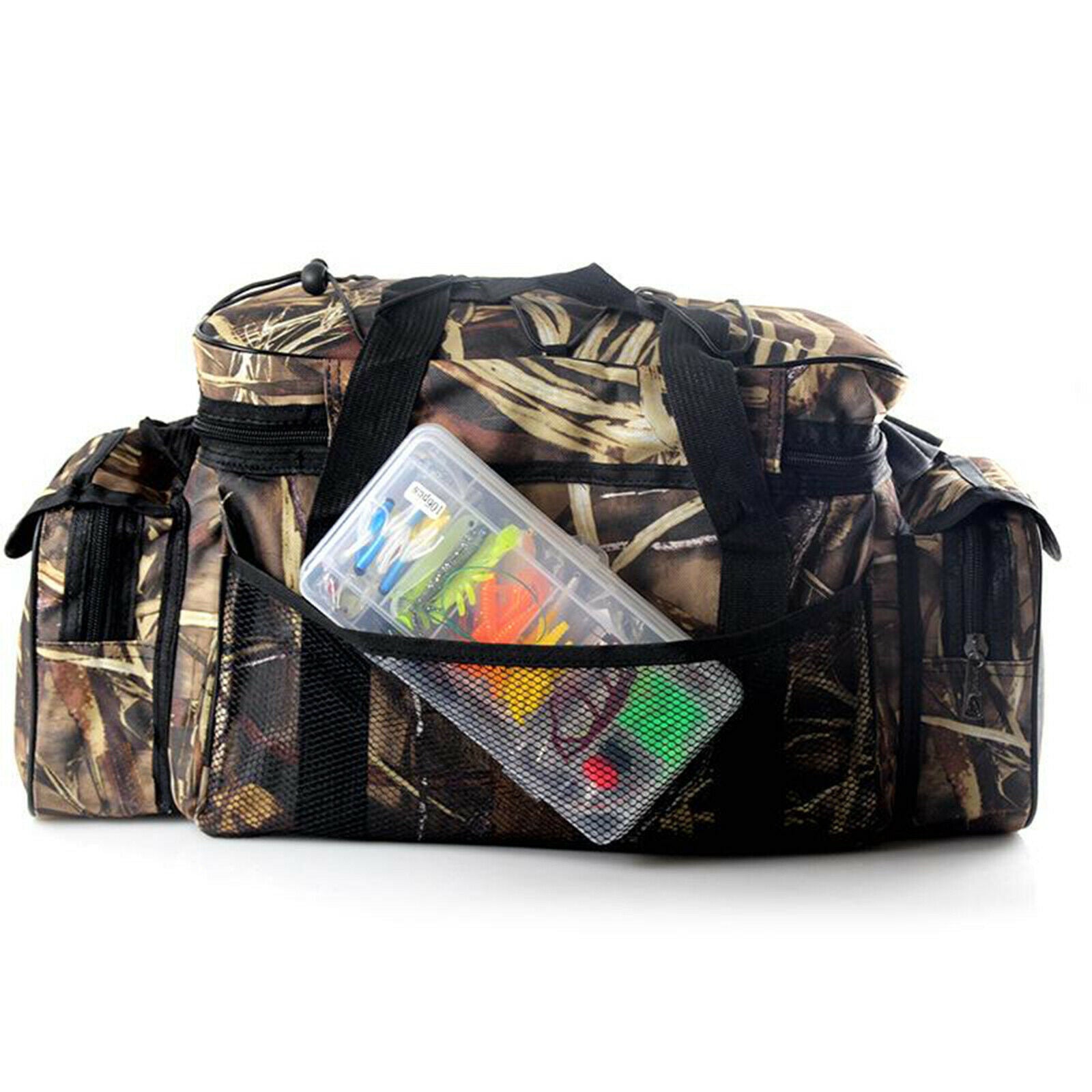 Fishing Bag Tackle Storage Lure Holder Organizer Shoulder Crossbody Bag for