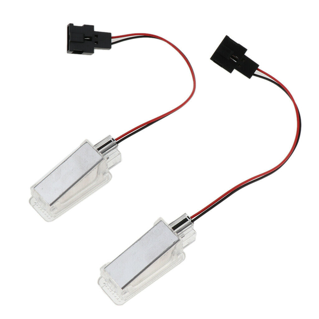 2pcs Rearview Mirror Puddle Light LED Mirror Puddle Lights For Audi S4 B5 B6