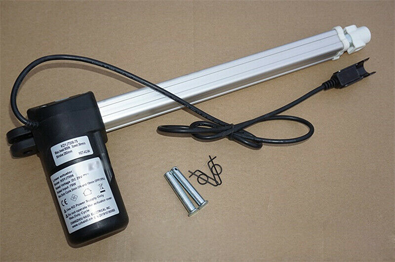Push rod motor 29V 75W stroke 250mm electric lift telescopic 800N 12V 24V 36mm/S