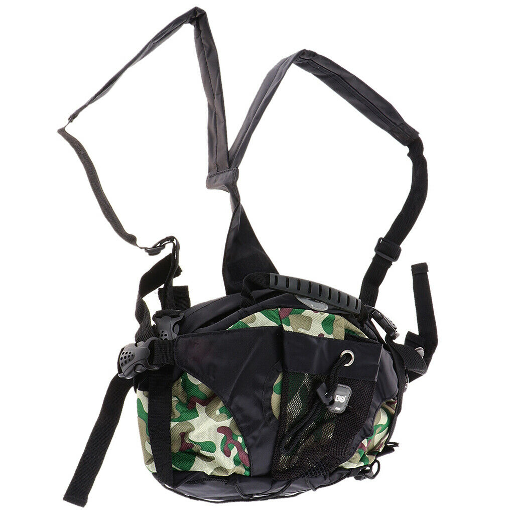 Adjustable Roller Skates Backpack Padded Shoulder Strap Pack Light Camouflage