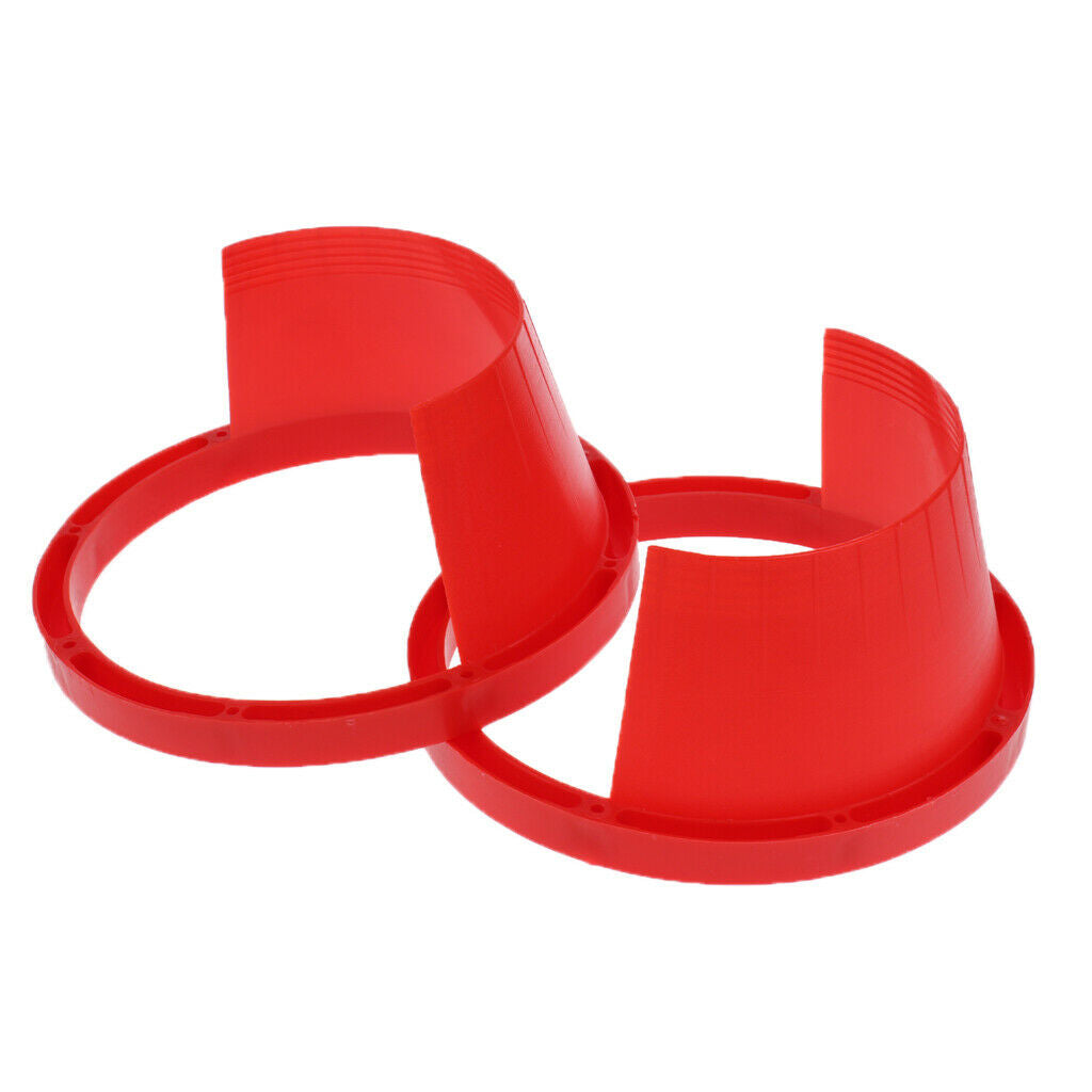 2X 2 Pieces Waterproof 6.5 Inch Slide Speaker Spacer   For Car Accessories