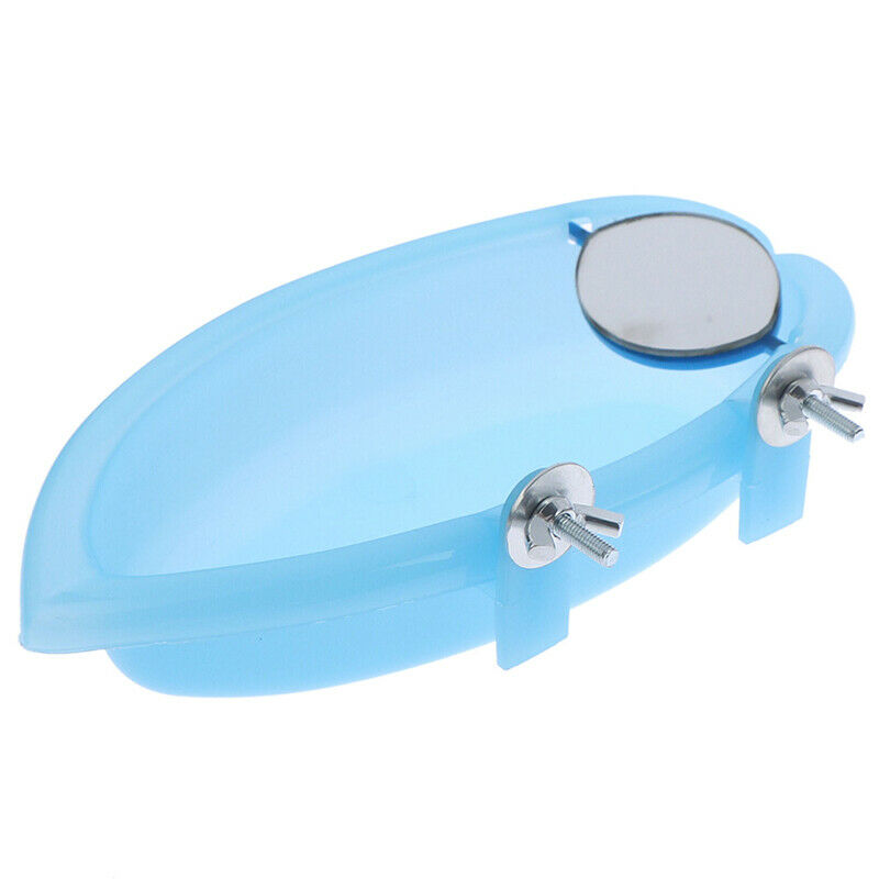 Bird Bathtub With Bird Mirror Small Oval Bird Bathtub Pet Cage Accessorie Lp Lt