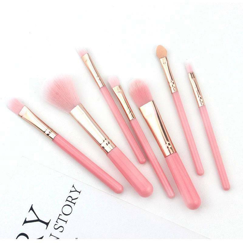 7Pcs Makeup Brushes Set Face Cosmetic Eye Shadow Blush Brush Make Up Tool Kit US