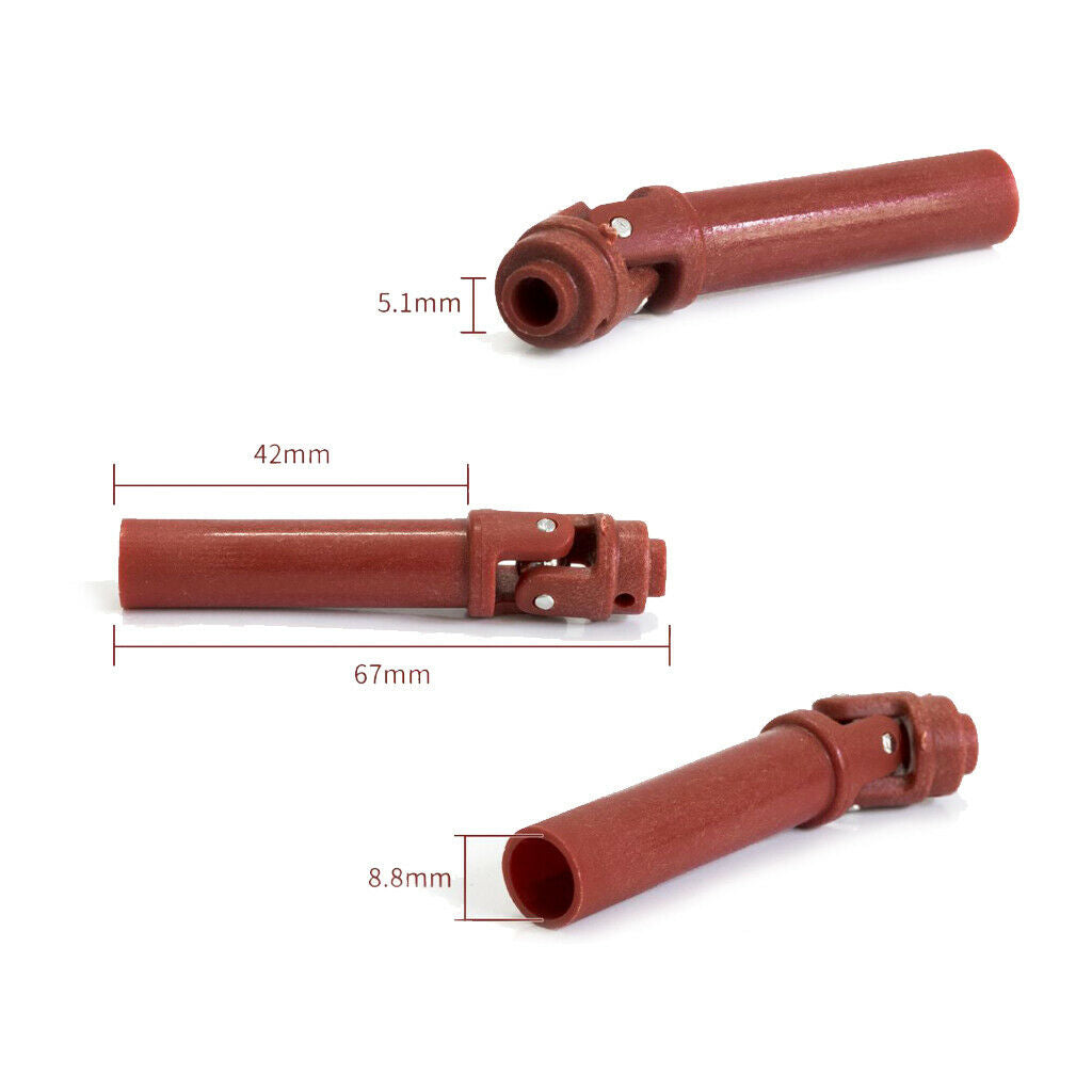 1 pair of nylon drive shaft connection accessories for 1/10 REMO HOBBY RC Rock