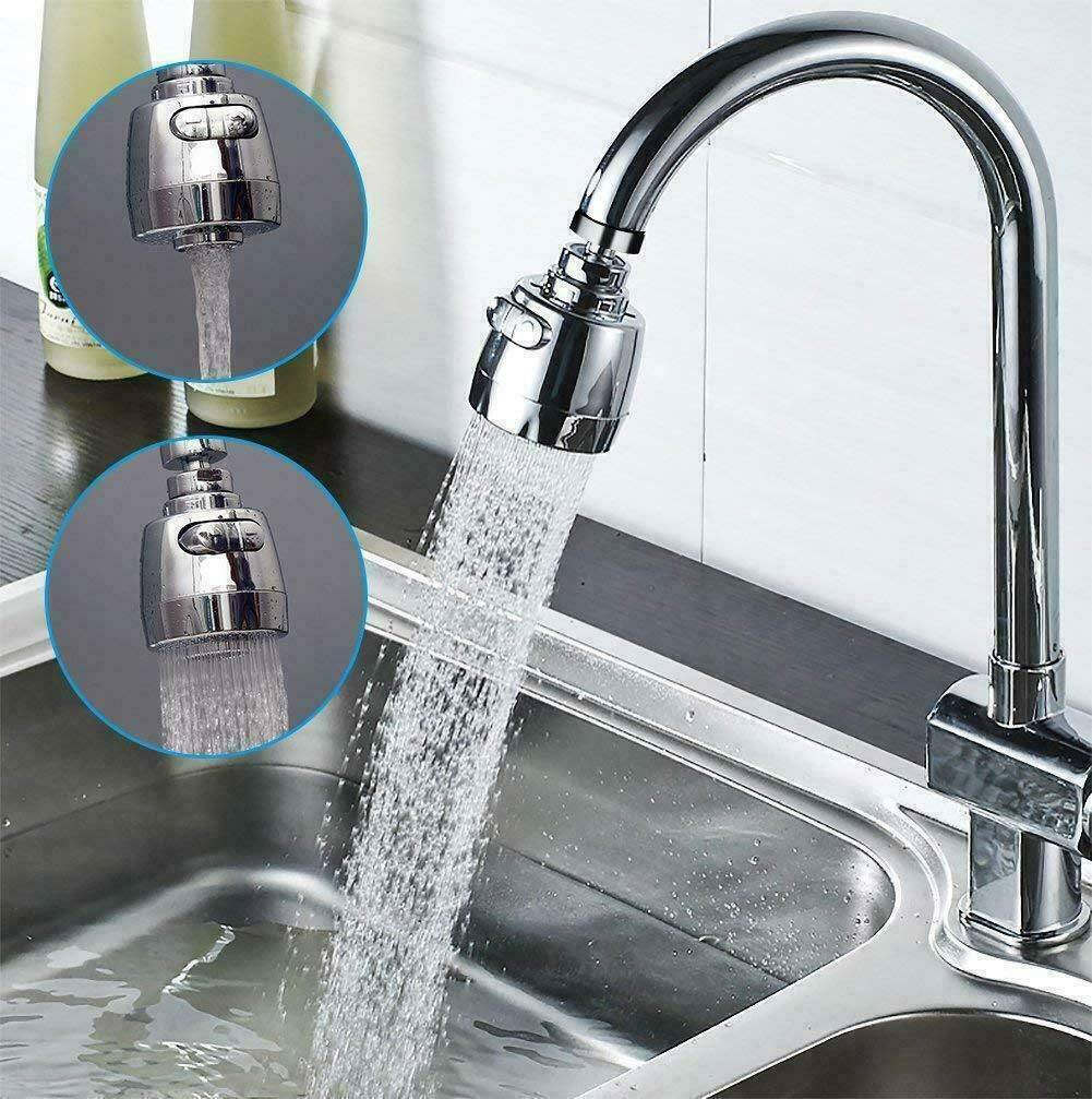 360° Flexible Nozzle Spout Water Saving Home Kitchen Sink Tap Faucet Extender ,
