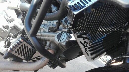 For Suzuki DL650 V-Strom 04-10 RadiatorÂ GrilleÂ GuardÂ CoverÂ OilÂ CoolerÂ Protector