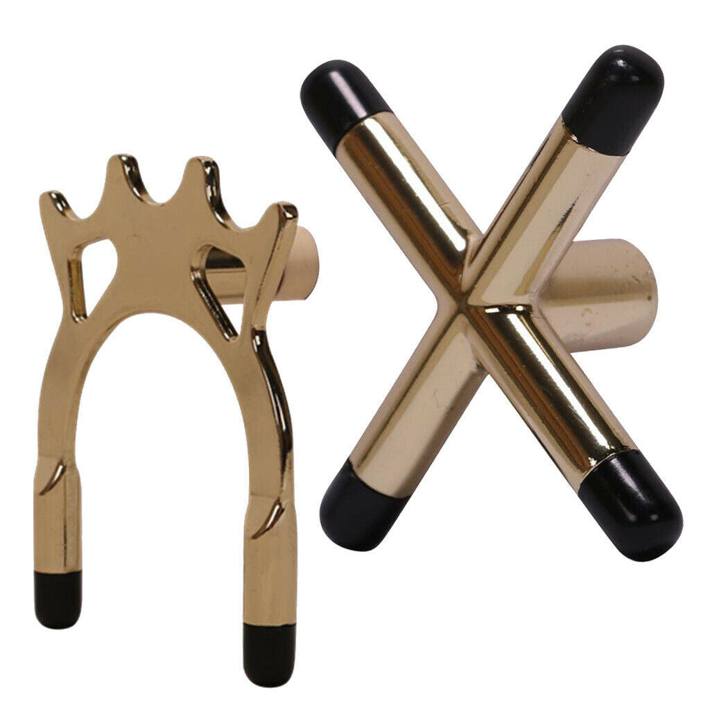 2 pieces billiard snooker pool cue stick spider cross bridge head holder rest