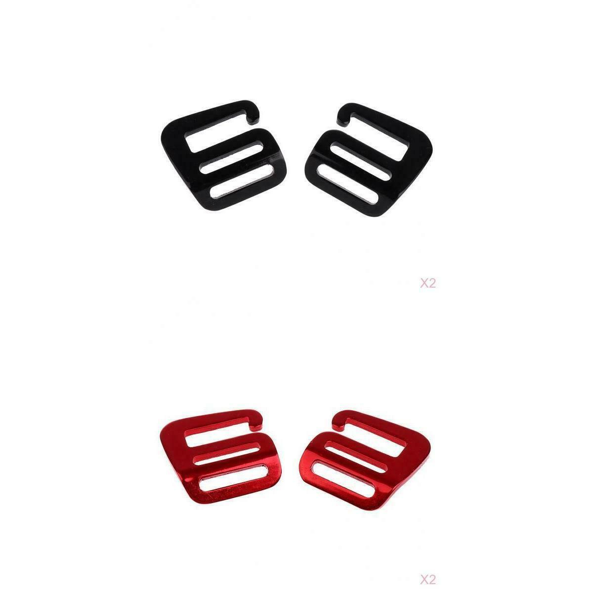 4 Pairs G Hook for 1inch Webbing Strap, Outdoor Camping Hiking Travel Sports