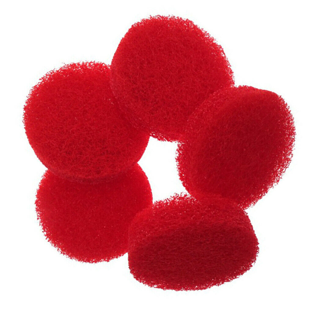 5PCS 4'' Non-woven Nylon Power Scrub Pads Non-Scratch Scouring Pad