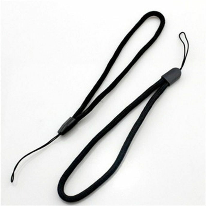 Hot 5Pcs Black LED Flashlight Lanyard Rope Cord Adjustable Wrist Strap SEAU J.DD