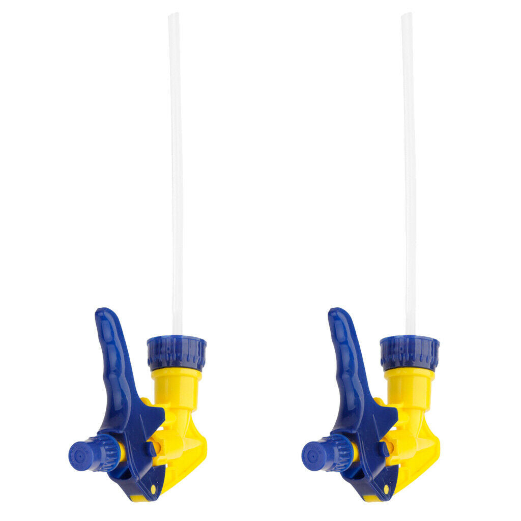 2x Adjustable PVC Garden Washing Watering Spray Gun Sprinkler Nozzle + Straw